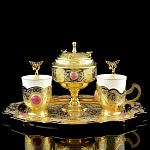  Златоуст НАБОР кофейный "ПЧЕЛКИ" на 2 персоны в упаковке