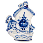 7474 Гжель Подставка под мобильный телефон 17*11см Авт. Исаев С.В. 