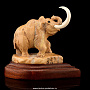Скульптура из кости "Трубящий мамонт", фотография 2. Интернет-магазин ЛАВКА ПОДАРКОВ