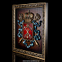 Панно деревянное резное "Герб Санкт-Петербурга", фотография 2. Интернет-магазин ЛАВКА ПОДАРКОВ