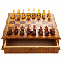Шахматы в ларце из березового капа с янтарными фигурами, фотография 7. Интернет-магазин ЛАВКА ПОДАРКОВ