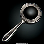 Лупа серебряная с чернением (серебро 925*), фотография 1. Интернет-магазин ЛАВКА ПОДАРКОВ
