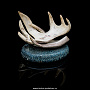 Сувенирный нож на подставке из кости "Белый орел", фотография 3. Интернет-магазин ЛАВКА ПОДАРКОВ