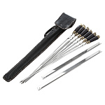 11452 НАБОР ШАМПУРОВ "разные головы" в чехле с мангалом