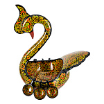 0070910 Хохлома Сувенир БРАТИНА "Лебедь" с ковшиками