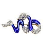 -0708-05 Традиции ФАБЕРЖЕ  Брошь "ЗМЕЙКА"