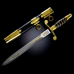 0055755/20932 Златоуст Кортик "Морской" ВОИН-ОСВОБОДИТЕЛЬ "75 лет Победы" (лак, клин золото)