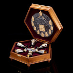 02039 Набор КУБКОВ "Императорский ГЕОРГИЙ ПОБЕДОНОСЕЦ" малый на 6 персон в ПУ