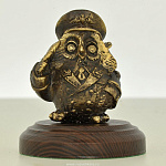 139240 Бронза Скульптура "Сова-офицер"