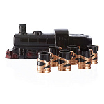 -1,3л  Фарфор ШТОФ "Паровоз" 1,3л 