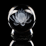 Лазерная графика. Шар "Лотос"