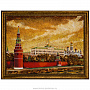 Картина янтарная "Большой Кремлевский дворец" 60х80 см, фотография 1. Интернет-магазин ЛАВКА ПОДАРКОВ