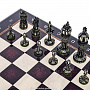 Подарочные шахматы с фигурами из кости 48х48 см, фотография 2. Интернет-магазин ЛАВКА ПОДАРКОВ