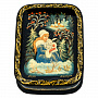 Шкатулка с художественной росписью "Снегурочка", фотография 4. Интернет-магазин ЛАВКА ПОДАРКОВ