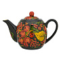 Чайник заварочный 0,4 л "Ягодки". Хохлома, фотография 3. Интернет-магазин ЛАВКА ПОДАРКОВ