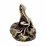 Бронзовая статуэтка "Лягушка на камне", фотография 3. Интернет-магазин ЛАВКА ПОДАРКОВ