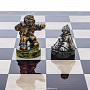 Шахматный ларец с фигурами из бронзы "Спорт" 48х48 см, фотография 6. Интернет-магазин ЛАВКА ПОДАРКОВ