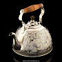 Чайник. Серебро 875, гравировка, чернение, фотография 2. Интернет-магазин ЛАВКА ПОДАРКОВ