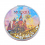 Зеркало карманное "Москва. Храм Василия Блаженного", фотография 2. Интернет-магазин ЛАВКА ПОДАРКОВ
