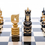 Шахматы деревянные с резными фигурами 50х50 см, фотография 5. Интернет-магазин ЛАВКА ПОДАРКОВ