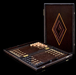 0053781 Нат.дерево НАРДЫ "РОМБ" Венге