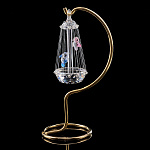 Сувенир из хрусталя "Птички в клетке"