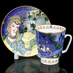 0073040 Фарфор Кофейная пара "ЗОЛУШКА" объем 165 мл