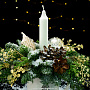 Новогодняя композиция со свечой в кружке, фотография 4. Интернет-магазин ЛАВКА ПОДАРКОВ