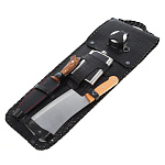 0016875/АА ШАШЛЫЧНЫЙ НАБОР в кожаном футляре (БОЛЬШОЙ КОЛЧАН)