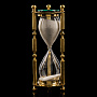 Часы песочные с позолотой и малахитом. Златоуст, фотография 4. Интернет-магазин ЛАВКА ПОДАРКОВ