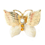  Традиции ФАБЕРЖЕ Брошь "БАБОЧКА" 3*2см 1025