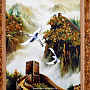 Картина янтарная "Пейзаж" 15х24 см, фотография 2. Интернет-магазин ЛАВКА ПОДАРКОВ