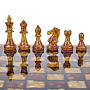 Шахматы с инкрустацией и фигурами из янтаря 28х28 см, фотография 2. Интернет-магазин ЛАВКА ПОДАРКОВ