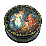 0074676 Лаковая миниатюра Шкатулка "ГВИДОН" 06*06 см 103,1