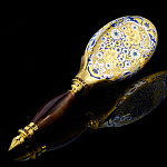 5536/ЛТ-камни Златоуст Расческа массажная в ПУ