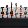 Шахматы с металлическими фигурами 45х45 см, фотография 6. Интернет-магазин ЛАВКА ПОДАРКОВ
