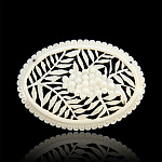  Бивень мамонта БРОШЬ РЯБИНА  5*3,5 см