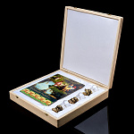 0058425 Набор подарочный"Рыбаку": книга, 3 стопки в П/У