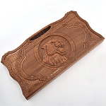 0020080  НАРДЫ "Тигр" резные  нат.дерево, лак