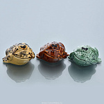 0025311 Сувенир Скульптура "ЖАБА" фарфор 10*9см