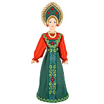 0012038 Кукла "Девичий празднич. костюм (стилизация) Костромская обл.Россия" 0337/014