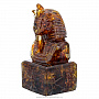 Скульптура из янтаря "Тутанхамон", фотография 2. Интернет-магазин ЛАВКА ПОДАРКОВ