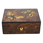 Шкатулка с янтарем "Лето"