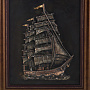 Панно "Фрегат" 33х38,5 см, фотография 2. Интернет-магазин ЛАВКА ПОДАРКОВ