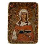 Икона "Святая мученица Валентина Кесарийская" 15х20 см