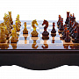 Шахматы с янтарными фигурами 41х41 см, фотография 4. Интернет-магазин ЛАВКА ПОДАРКОВ