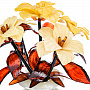 Янтарная композиция "Цветы в вазе", фотография 6. Интернет-магазин ЛАВКА ПОДАРКОВ