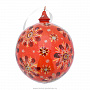 Новогодний елочный шар с росписью "Снегири", фотография 3. Интернет-магазин ЛАВКА ПОДАРКОВ