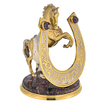 0061533/ЛТ Подкова "На счастье" чароит, Златоуст