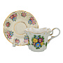 Чайная пара "Колокольчик". Гжель в цвете, фотография 1. Интернет-магазин ЛАВКА ПОДАРКОВ